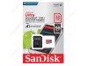 SDSQUAR-032G SanDisk Ultra MicroSDHC UHS-I card 98MB/s 32GB U1 A1 (With Adapter)
